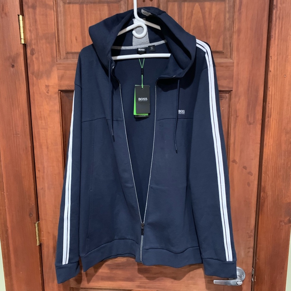 BOSS COTTON-BLEND SPORT HOODIE size 3XL, New .